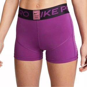 NWT Nike Pro Women's Dri-FIT 3” Graphic Shorts Size XXL